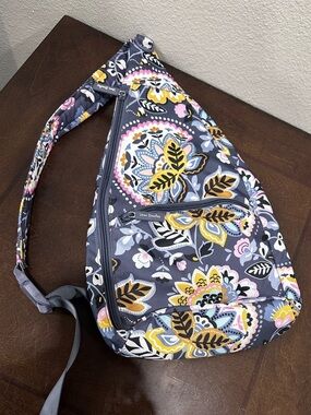 Vera Bradley Sling Crossbody in Charmont Meadow Pattern